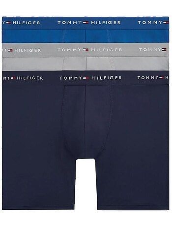Tommy hilfiger boxershorts heren - 3-pack blauw/grijs/marine