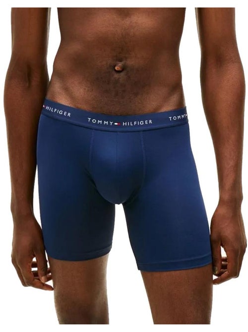 Tommy hilfiger boxershorts heren - 3-pack blauw/grijs/marine - Kiabi