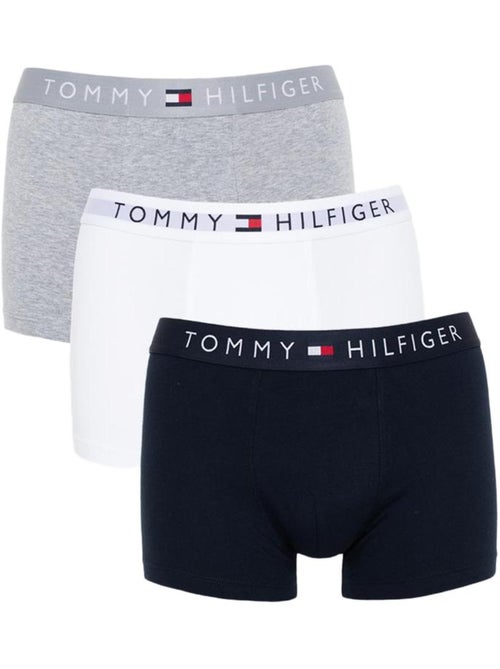 Tommy Hilfiger Boxershorts Heren - 3-pack Marine/Wit/Grijs - Kiabi Tommy Hilfiger Boxershorts Heren - 3-pack Marine/Wit/Grijs - Kiabi