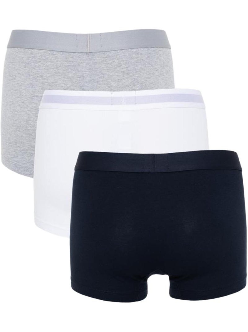 Tommy Hilfiger Boxershorts Heren - 3-pack Marine/Wit/Grijs Marineblauw - Kiabi