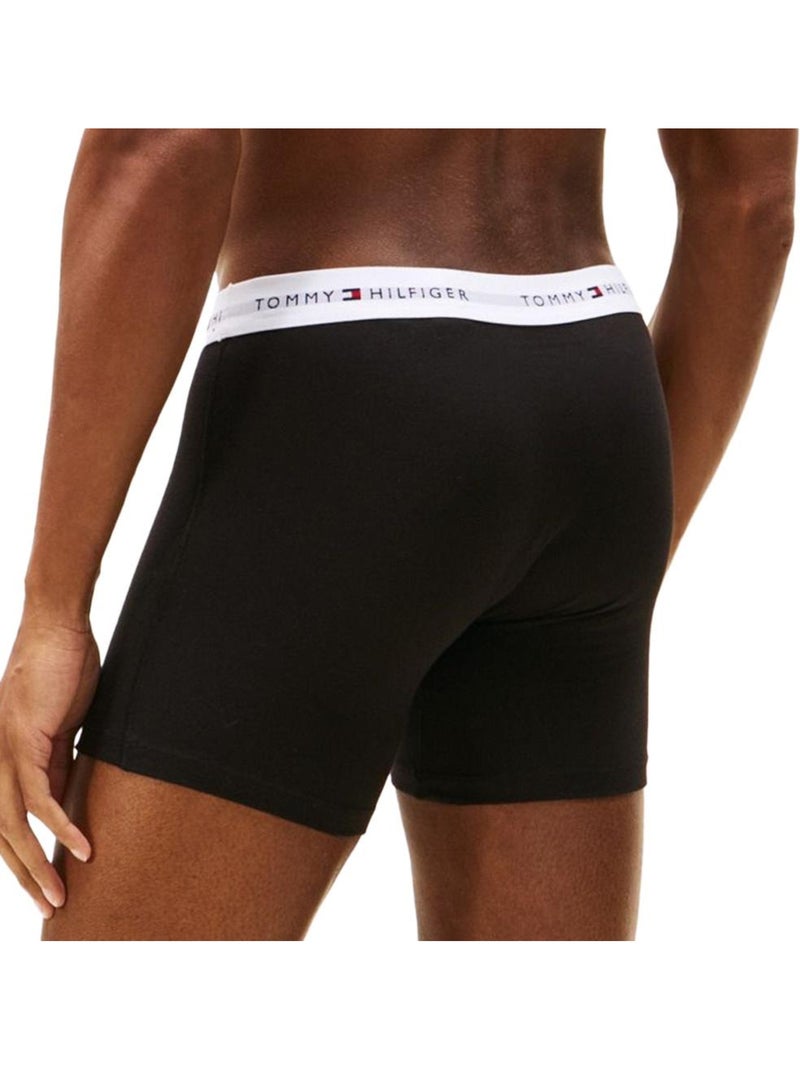 Tommy Hilfiger Boxershorts Heren - 3-pack Zwart/Grijs/Blauw Zwart - Kiabi