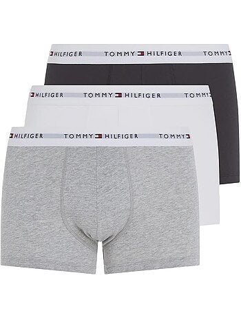 Tommy hilfiger boxershorts heren - 3-pack zwart/grijs/wit