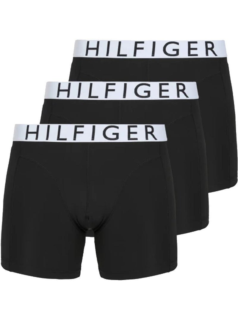 Tommy hilfiger boxershorts heren - zwart/wit (3-pack) Zwart - Kiabi