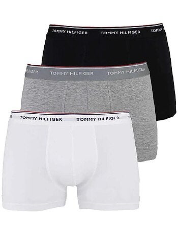Tommy Hilfiger Boxershorts Heren - Zwart/Wit/Grijs (3-pack)