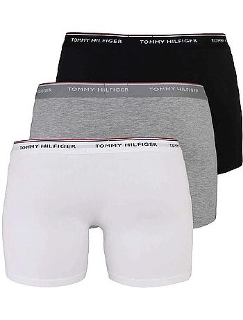 Tommy Hilfiger Boxershorts Heren - Zwart/Wit/Grijs (3-pack)