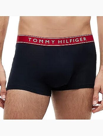 Tommy Hilfiger Boxershorts Heren Zwart/Rood - 3-pack Trunks