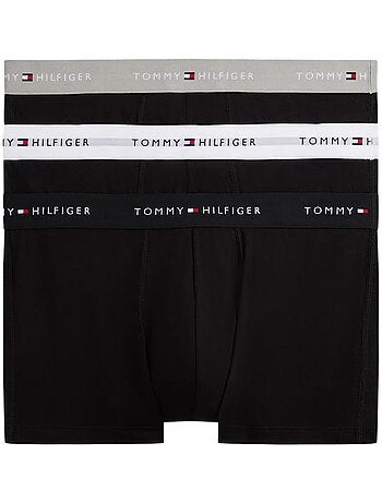 Tommy Hilfiger Boxershorts Heren Zwart/Wit - 3-pack Trunks
