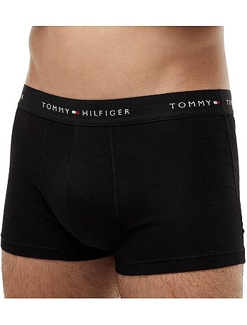Tommy Hilfiger Boxershorts Heren Zwart/Wit - 3-pack Trunks