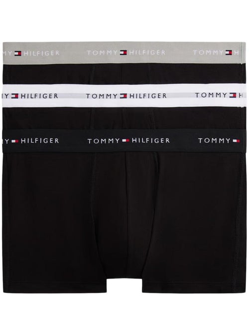 Tommy Hilfiger Boxershorts Heren Zwart/Wit - 3-pack Trunks - Kiabi