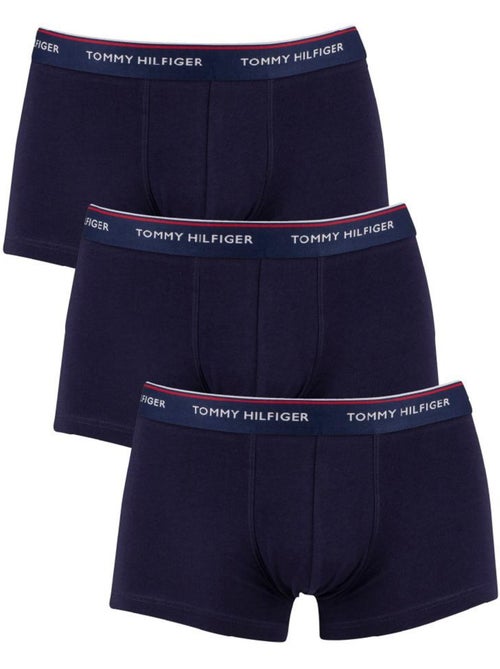 Tommy Hilfiger Boxershorts Marine - 3-pack Trunks voor Heren - Kiabi Tommy Hilfiger Boxershorts Marine - 3-pack Trunks voor Heren - Kiabi