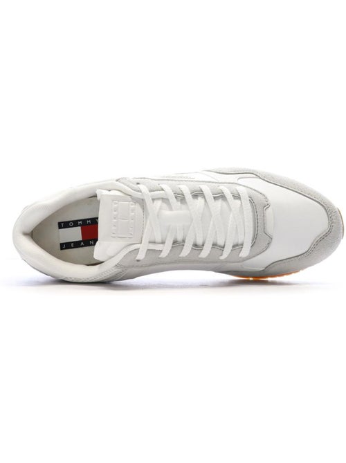 Tommy Hilfiger Casual Witte/Grijze Heren Sneakers - Kiabi Tommy Hilfiger Casual Witte/Grijze Heren Sneakers - Kiabi