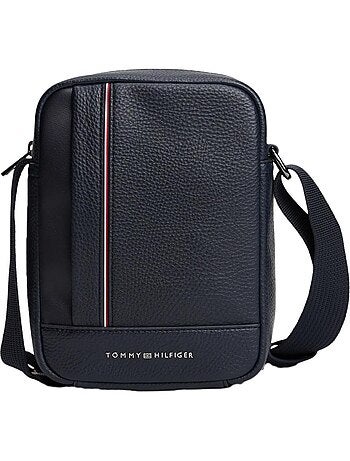 Tommy hilfiger central mini heren schoudertas blauw