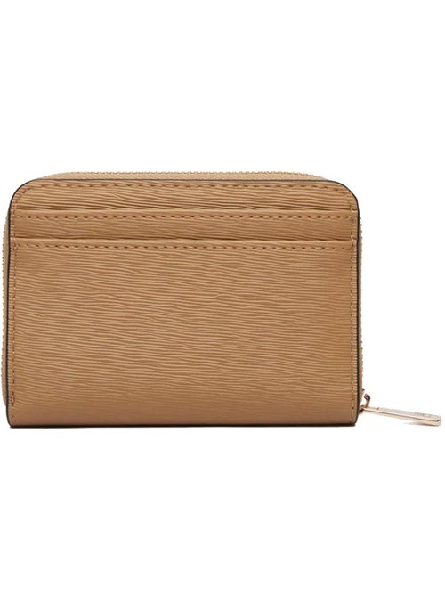 Tommy hilfiger compacte portemonnee camel - Kiabi