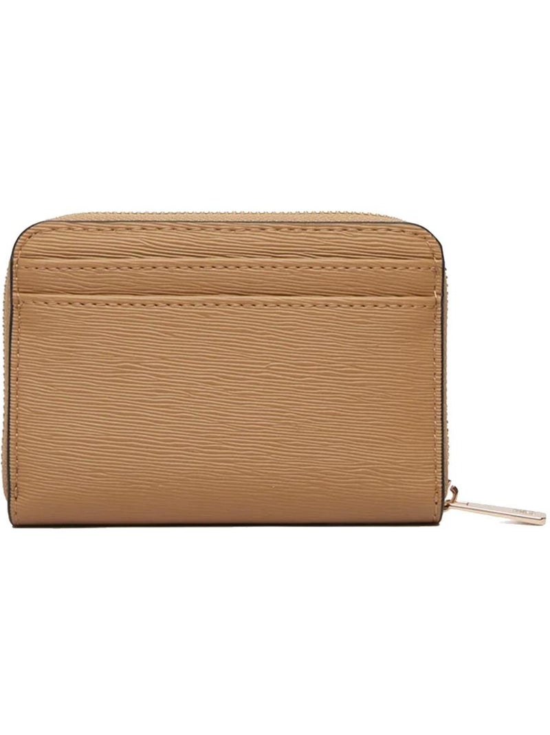 Tommy hilfiger compacte portemonnee camel Cappuccinobruin - Kiabi