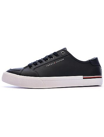 Tommy hilfiger core corporate vulc heren sneakers marineblauw