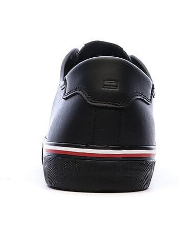 Tommy hilfiger core corporate vulc witte leren herensneakers