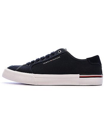 Tommy hilfiger core corporate vulc witte heren sneakers