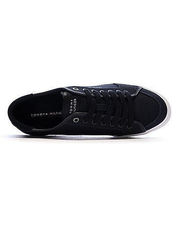 Tommy hilfiger core corporate vulc witte heren sneakers
