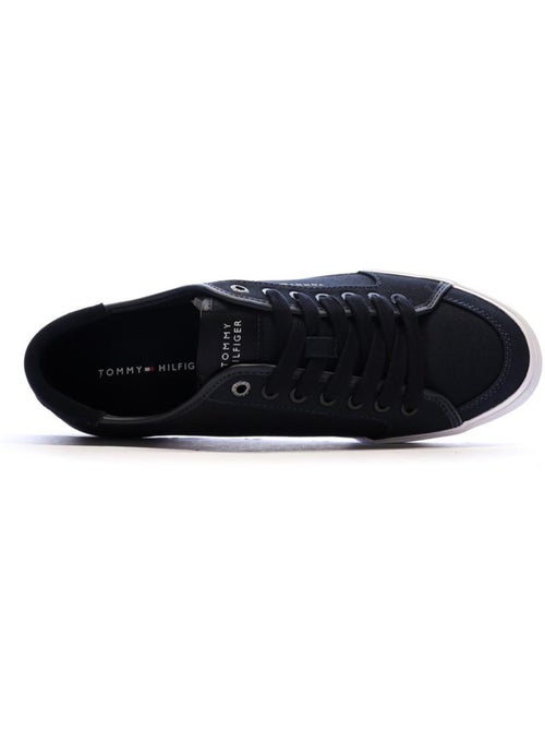 Tommy Hilfiger Core Corporate Vulcs Heren Marineblauwe Sneakers - Kiabi Tommy Hilfiger Core Corporate Vulcs Heren Marineblauwe Sneakers - Kiabi
