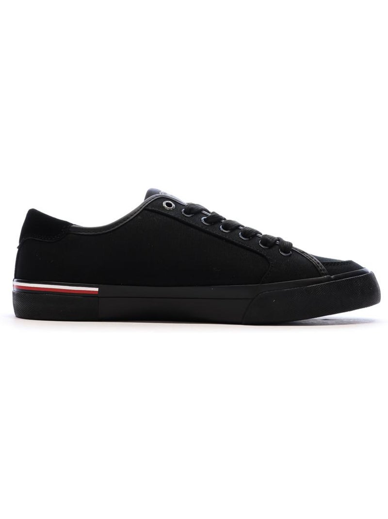Tommy Hilfiger Core Corporate Vulcs Zwarte Heren Sneakers Zwart - Kiabi