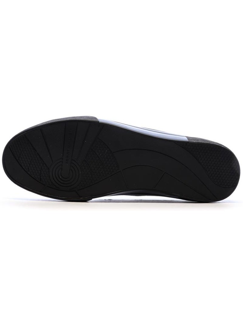 Tommy Hilfiger Core Corporate Vulcs Zwarte Heren Sneakers Zwart - Kiabi