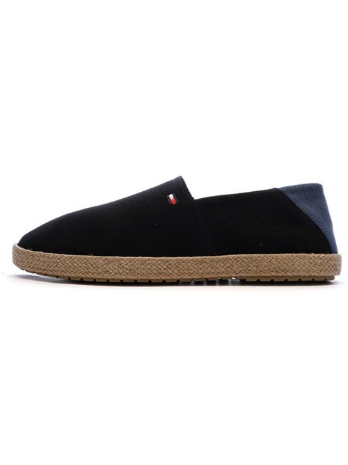 Tommy hilfiger core espadrilles voor heren - zwart/blauw - Kiabi