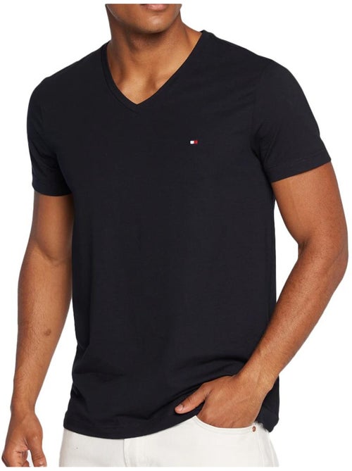 Tommy Hilfiger Core Stretch Slim T-shirt voor Heren - Marineblauw - Kiabi Tommy Hilfiger Core Stretch Slim T-shirt voor Heren - Marineblauw - Kiabi