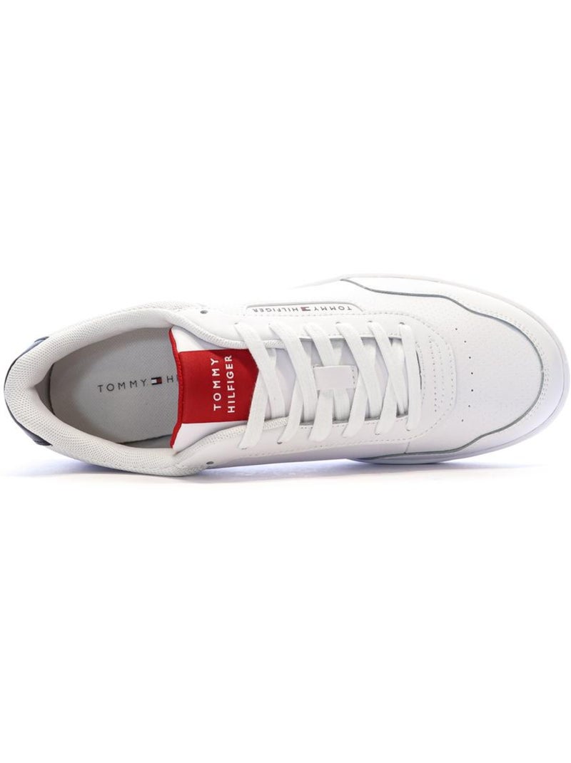 Tommy hilfiger core witte heren sneakers Wit - Kiabi