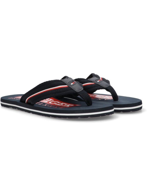Tommy Hilfiger Corporate Zwarte Heren Slippers - Kiabi