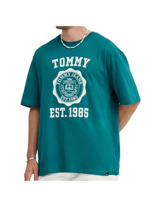 Tommy Hilfiger Crest Varsity T-shirt voor Heren - Blauw - Kiabi Tommy Hilfiger Crest Varsity T-shirt voor Heren - Blauw - Kiabi