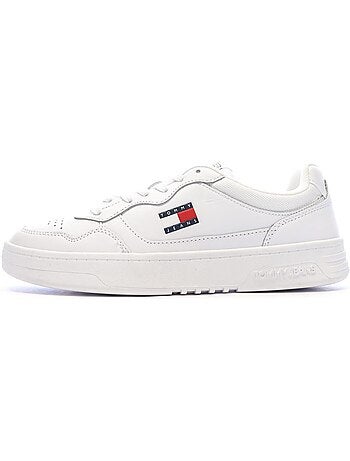Tommy hilfiger cupsole heren sneakers wit