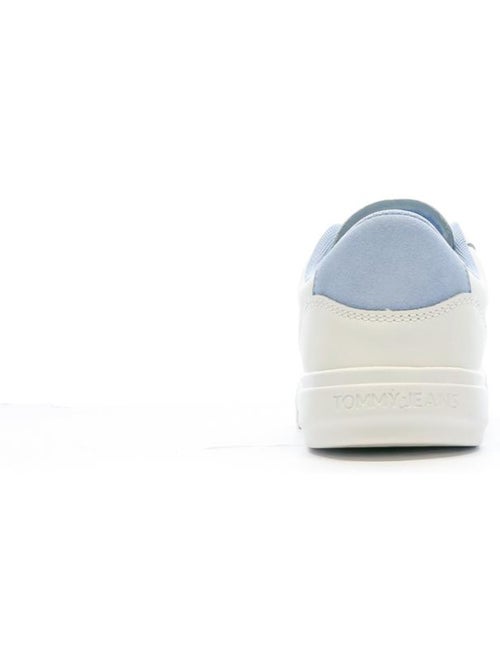 Tommy Hilfiger Cupsole Sneakers Dames Wit/Blauw - Kiabi Tommy Hilfiger Cupsole Sneakers Dames Wit/Blauw - Kiabi