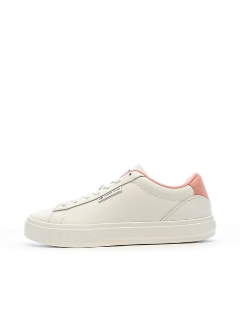 Tommy Hilfiger Cupsole Sneakers Wit voor Dames - Kiabi Tommy Hilfiger Cupsole Sneakers Wit voor Dames - Kiabi