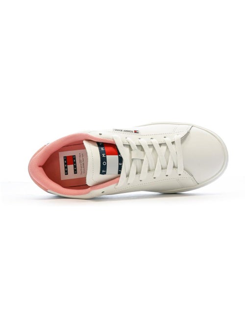 Tommy Hilfiger Cupsole Sneakers Wit voor Dames - Kiabi Tommy Hilfiger Cupsole Sneakers Wit voor Dames - Kiabi