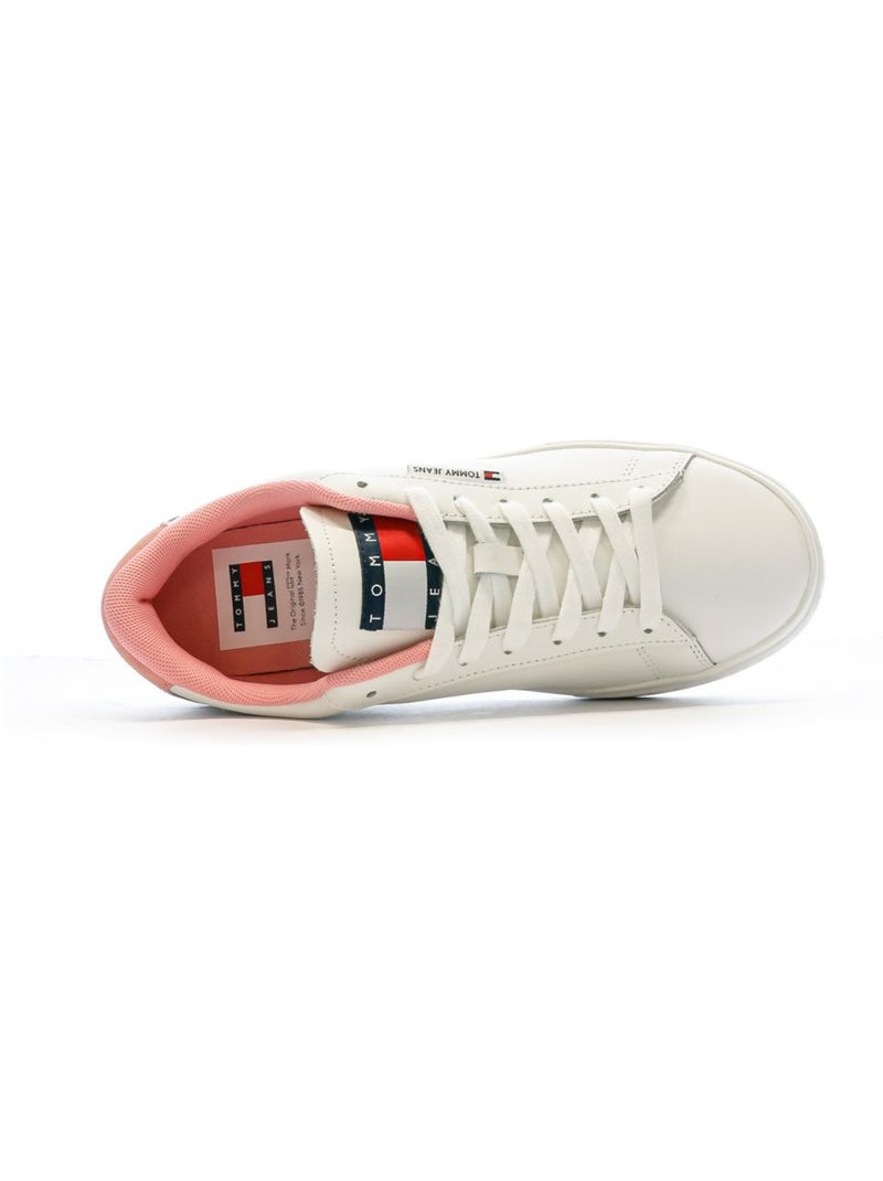 Tommy Hilfiger Cupsole Sneakers Wit voor Dames Wit - Kiabi