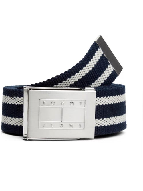 Tommy Hilfiger Daily Stripes Herenriem - Marineblauw - Kiabi Tommy Hilfiger Daily Stripes Herenriem - Marineblauw - Kiabi