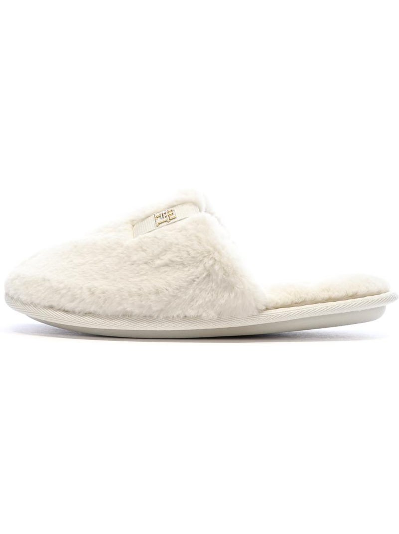 Tommy hilfiger dames beige pantoffels Beige - Kiabi