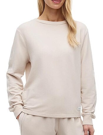 Tommy hilfiger dames beige sweatshirt track