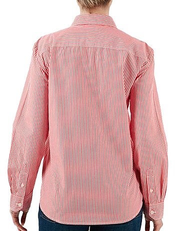 Tommy hilfiger dames blouse met rode pinstripe