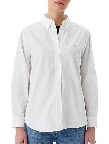 Tommy hilfiger dames blouse met witte pinstripe