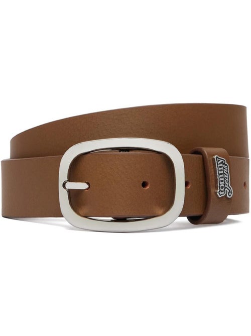 Tommy hilfiger dames camel leren riem tjw oval 3.0 - Kiabi