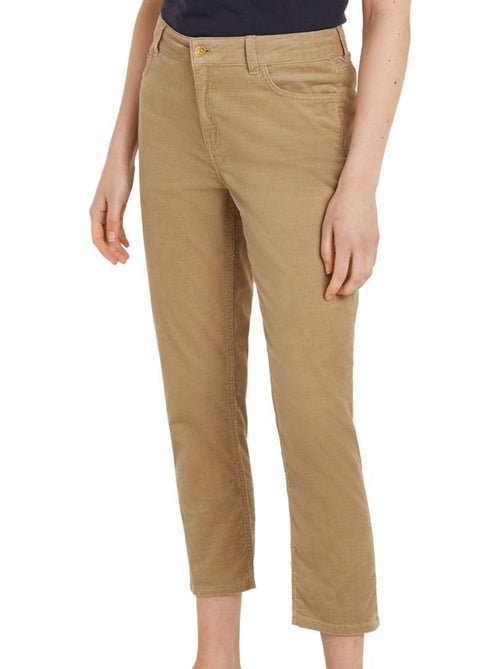 Tommy Hilfiger Dames Corduroy Spijkerbroek Beige - Kiabi Tommy Hilfiger Dames Corduroy Spijkerbroek Beige - Kiabi