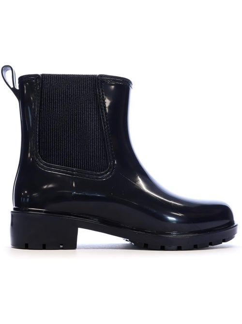 Tommy Hilfiger Dames Enkellaarsjes Marineblauw met Vlagdetail - Kiabi Tommy Hilfiger Dames Enkellaarsjes Marineblauw met Vlagdetail - Kiabi