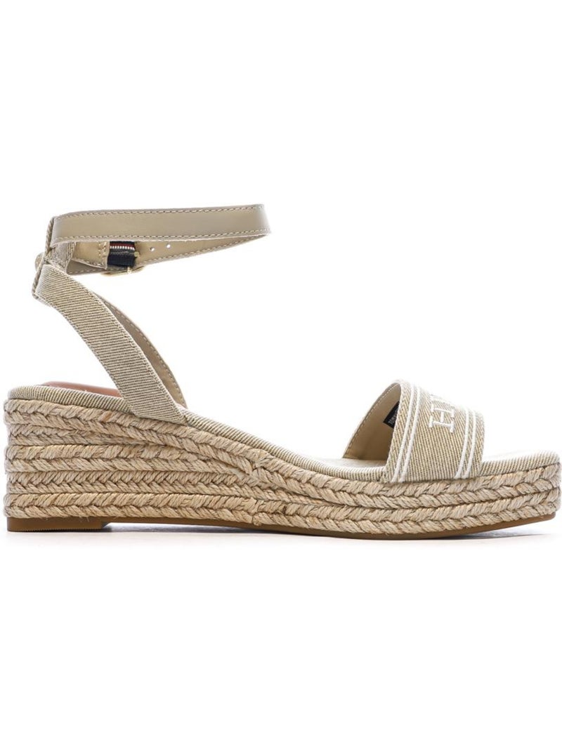 Tommy Hilfiger Dames Espadrille Sandalen Beige Beige - Kiabi