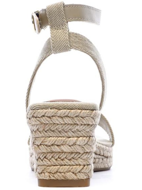 Tommy Hilfiger Dames Espadrille Sandalen Beige - Kiabi Tommy Hilfiger Dames Espadrille Sandalen Beige - Kiabi