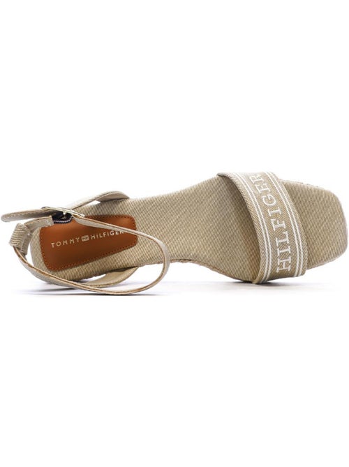 Tommy Hilfiger Dames Espadrille Sandalen Beige - Kiabi Tommy Hilfiger Dames Espadrille Sandalen Beige - Kiabi
