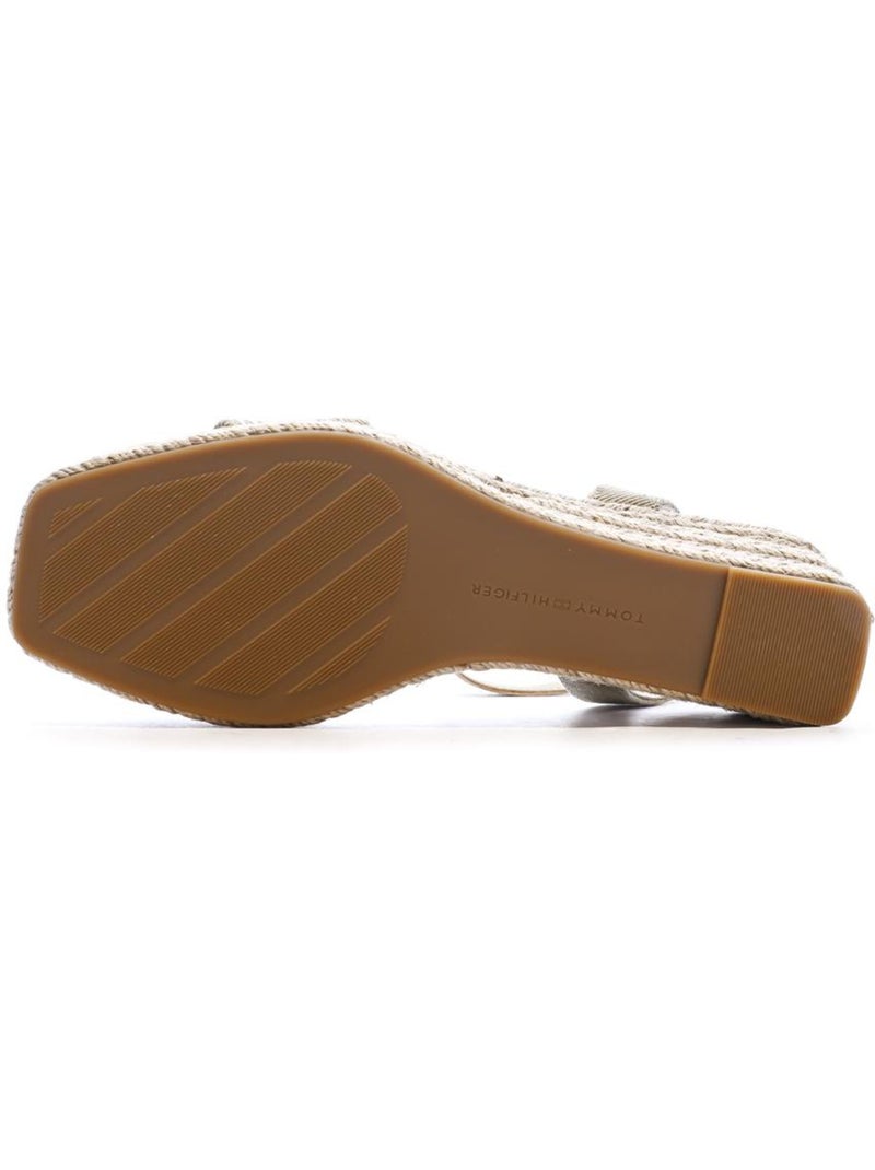 Tommy Hilfiger Dames Espadrille Sandalen Beige Beige - Kiabi