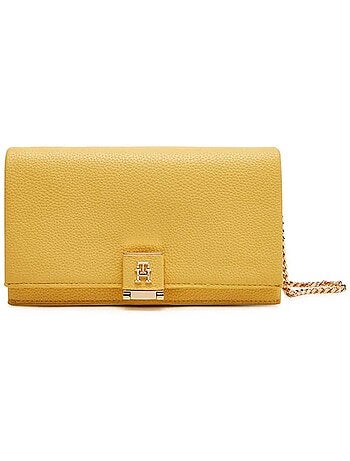 Tommy hilfiger dames gele schoudertas - th her flap