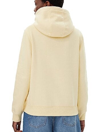 Tommy hilfiger dames hoodie lichtgroen met vlaglogo