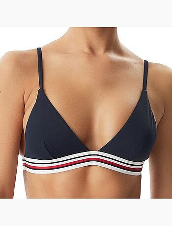 Tommy hilfiger dames marineblauwe triangel bikinitop